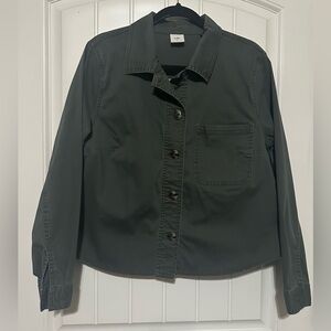 CAbi Crossroads crop shirt / jacket 5298